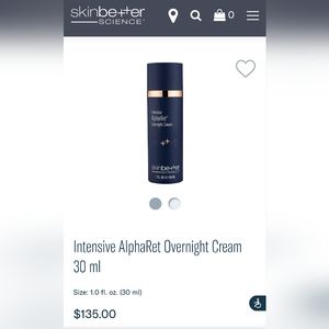 Intensive alpharet overnight cream